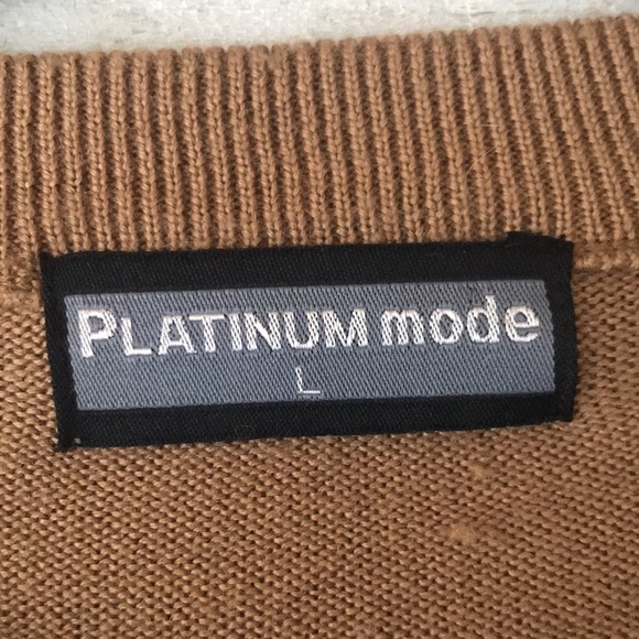 Patchwork faux suede wool blend dressy sweater - Picture 4 of 8